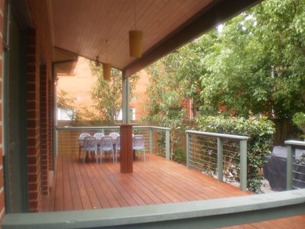Stylish deck makeover
