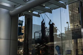 Professional window cleaning for spotless, streak-free glass, enhancing visibility and maintaining a pristine appearance.