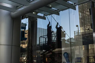 Professional window cleaning for spotless, streak-free glass, enhancing visibility and maintaining a pristine appearance.