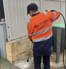 High-pressure cleaning solutions to remove dirt, grime, and stains from various surfaces, restoring cleanliness and appearance.